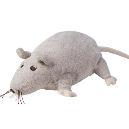 IKEA GOSIG RATTA RÅTTA MJUKDJUR PLYSCH 23CM HELT NY OFFICIELL IKEA PRODUKT