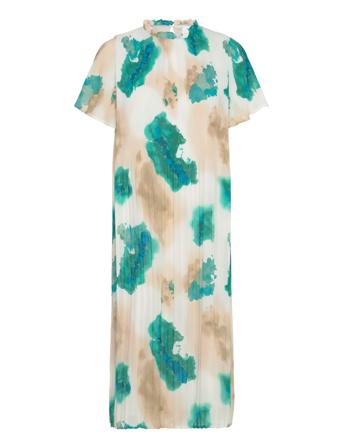 Viganaje Myta High Neck S/S Dress/Su Vila Green