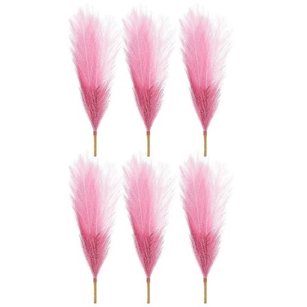 6 stk. Kunstig Pampasgress Plante Fake Pampasgress Lite Fake Rør Bukett Materiale