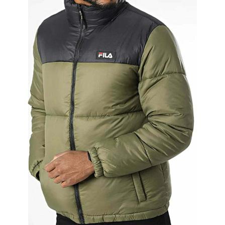 Fila - Dunjackor - Grön - Herr - Storlek: M, Herr, Storlek: M