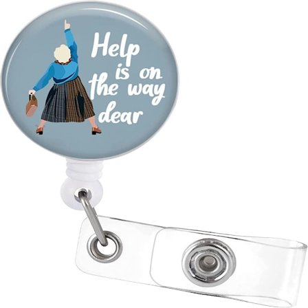 Badge Reel Retractable Alligator Clip