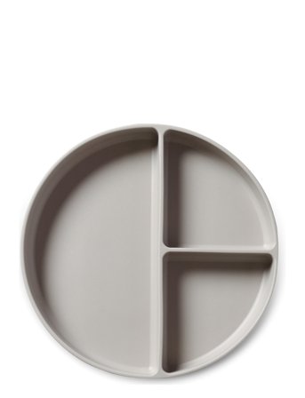 Nuuroo Mingo Divided Silicone Plate - Beige - ONE SIZE