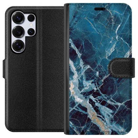 Kompatibelt Lommeboketui til Samsung Galaxy S25 Ultra Marmor