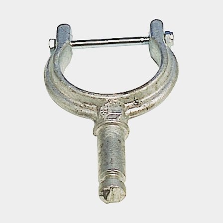 Scalmo, alluminio, 51 mm (2"), con chiusura a pressione e bullone, 1 pezzo