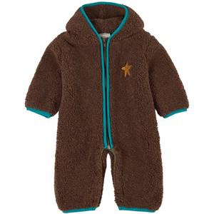 The Campamento Coverall In Teddy Fleece Brown Size 12-18 months - Coveralls - Size 12-18 months - Brown - Junge