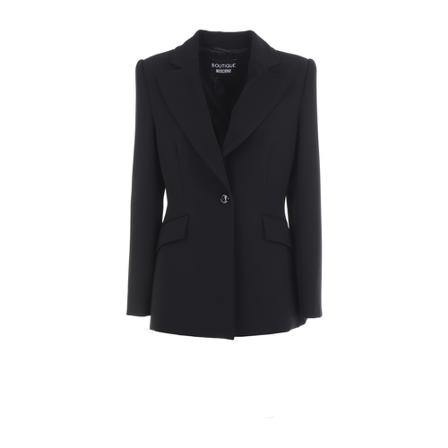 Boutique Moschino Blazers , Zwart , Dames , Maat: L