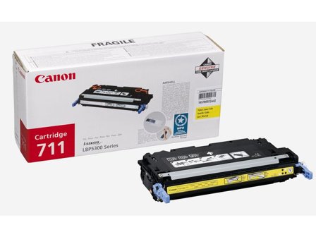 Canon Toner 711, 1657B002AA, gul, singelförpackning - Lyreco - Toner och bläck - Tonerkassetter - Toner Canon