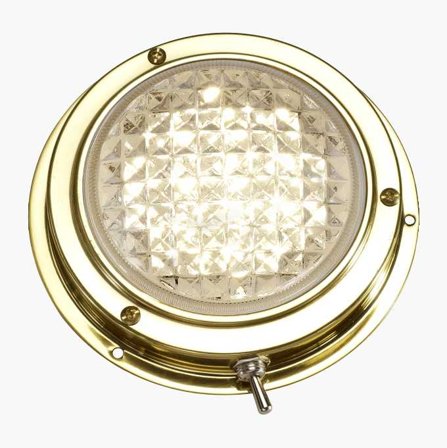 Biltema - Båtlampe Led messing