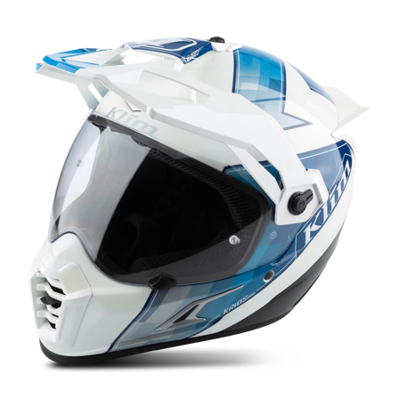 Integralhjelm Klim Krios Pro Hvid/Blå XL