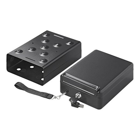 Stålsafe med holder 225x165x85mm