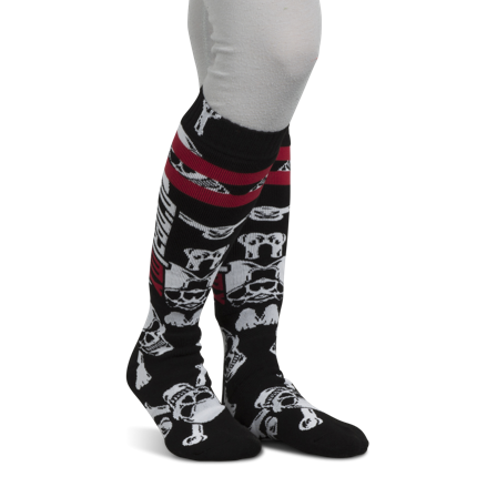 Strümpfe O'Neal Pro MX Crossbones Schwarz/Weiß Einheitsgröße