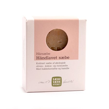 SÆBEVÆRKSTEDET Hårsæbe med Kamille, Bukkehornsfrø og Ricinusolie, Hår, Shampoo, Hårshampoo