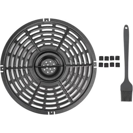 Metall Air Fryer Bakplåtar Air Fryer Bricka Air Fryer Matlagnings Tillbehör Kök Air Fryer Grillplatta Diskmaskinsäker