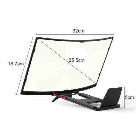 IC Böyd mobiltelefon skärmförstoringsglas 3D HD förstoringsglasprojektor