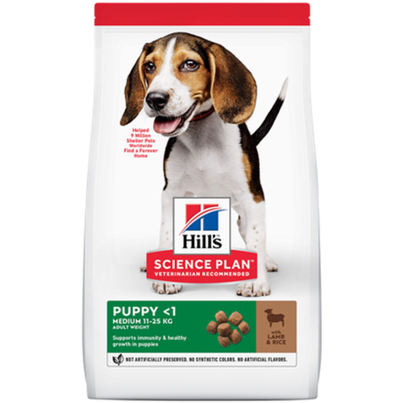 Hills Science Plan - Puppy Lamb 14 kg - Hund - Hundefôr & hundemat - Tørrfôr for hund - ZOO.no