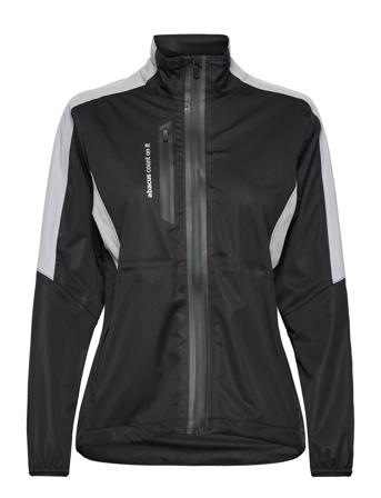 Lds Bounce Rainjacket Outerwear Sport Jackets Musta Abacus