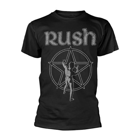 Rush Unisex Adult Starman T-Shirt M Svart