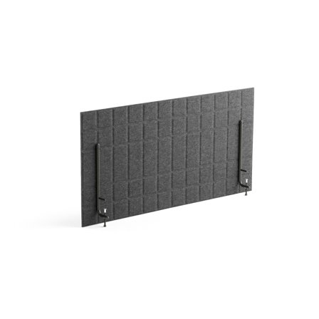 Tischteiler SPLIT, 1200 x 600 mm, dunkelgrau