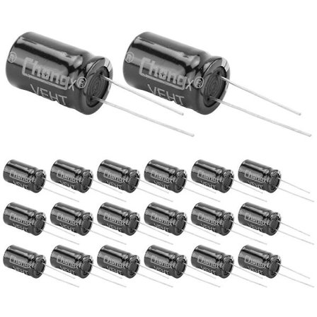 20 stk. 13x21mm 2200uF 25V Radiale Elektrolytkondensatorer i Aluminium_Særlige gaver