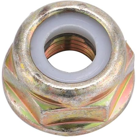 【Pakke med 10】 Trimmer Bladmutter, Universal Ryddesag M10x1.25 Venstre Gjenget Bladmutter, Erstatningstilbehør til Gressklipper