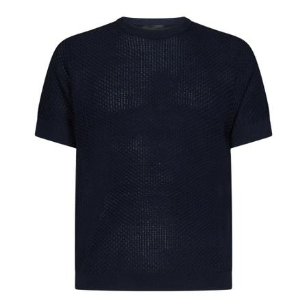 Emporio Armani, T-Shirts Blauw, Heren, Maat:M
