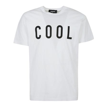 Dsquared2, T-shirt Wit, Heren, Maat:S,Katoen