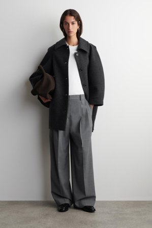 COS Femme T-Shirt Élégant in Blanc