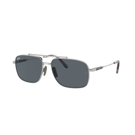 Ray-Ban Michael Titanium -Aurinkolasit - Silver Rectangular - Ray-Ban RB8096 9209R5 5915