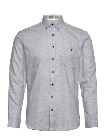 Lindbergh | Mélange Brushed Shirt L/S - Regular | L
