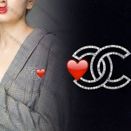 Cc Brosche Kvinder Slip Dekoration Brosche Diamant Perle Dekoration Knap Brosche Bedste Gave til Kvinder Piger