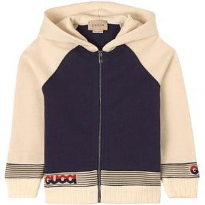 Kids - Gucci Branded Zip-up Hoodie Blue New Marine/Mix 24-36 Months - Jumpers and knitwear - 24-36 months - Navy