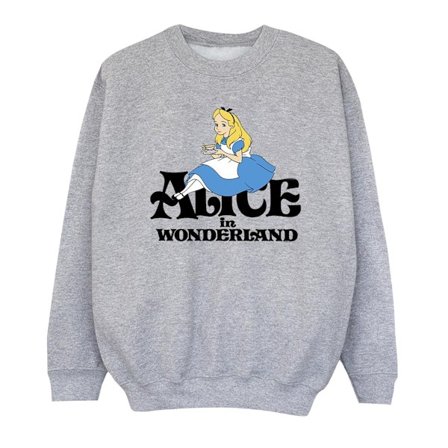 Disney Girls Alice In Wonderland Tea Drinker Classic Sweatshirt