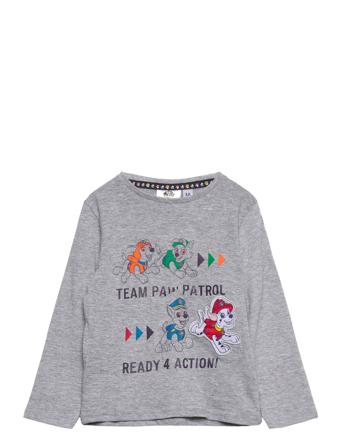 Long-Sleeved T-Shirt T-shirts Long-sleeved T-shirts Grå Paw Patrol