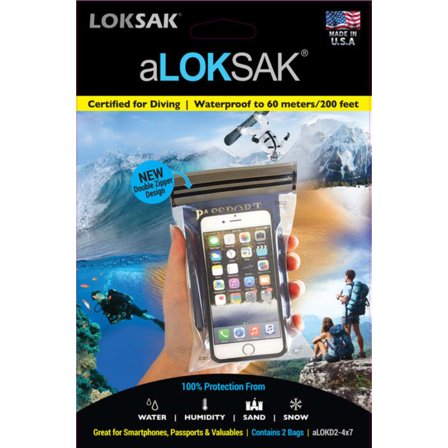 Loksak Smartphone 2-pack electronics storage XL