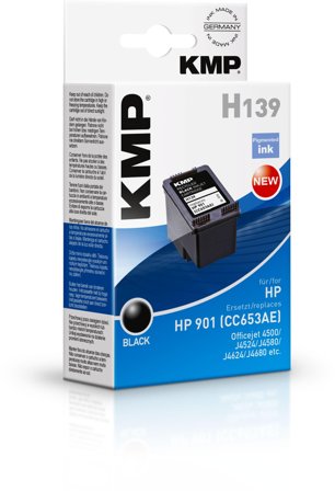 KMP H139 ink cartridge black F-FEEDS
