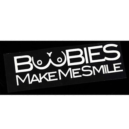 Bil Lastbil Sjov Få Mig Til At Smile Brev Reflekterende Mærkat Kofanger Skærm Sticker