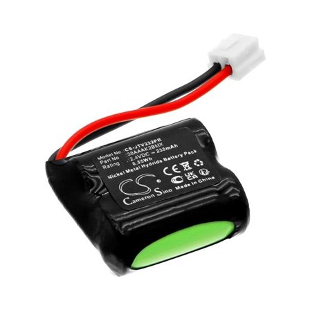 Batteri til personsøger til JTECH Commpass VOICE PAGER, Commpass VTF PAGER og andre.