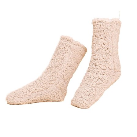 Golvstrumpor vuxna tjocka strumpor dam vinterullstrumpor khaki KLB