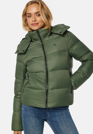 Calvin Klein Jeans MW Down Archetype Short Puffer LLP Thyme Klær