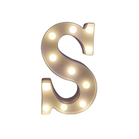 LED Bogstavslamper Stor Dekorativ Havelampe til Udendørs Brug S-max