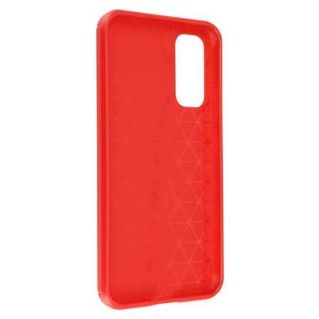 Cover til Samsung Galaxy A34 5G Forstærket blød kulstof børstet effekt Rød