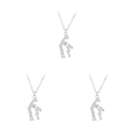 1/2/3/5 Mors dag halsband Snygg oförblekt söt tecknad film White 3PCS