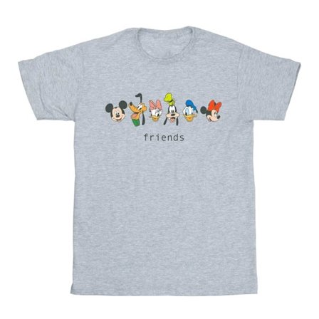 Disney Herr Mickey Mouse Och Vänner T-Shirt XXL Sports Grey