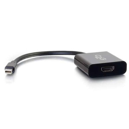 C2G Mini DisplayPort to HDMI Active Adapter Converter 4K UHD - Black - video adapter - DisplayPort / HDMI
