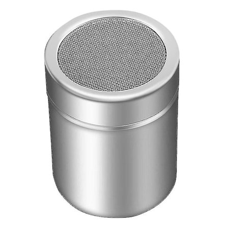 Chokladströare Lock Rostfritt Stål Florsocker Mjöl Kakao Pulver Sifter Matlagningsverktyg (6×8cm)