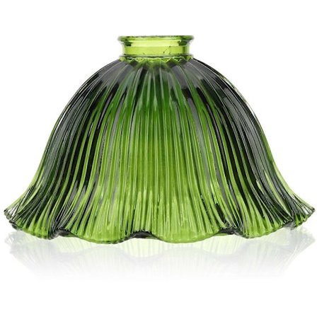 Läpinäkyvä lasinen lampunvarjostin vintage-tyyliseen riippu- ja seinävalaisimeen