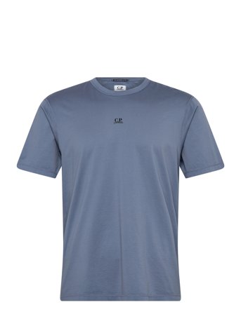 C.P. Company Logo Print T-Shirt - Blue - XXL