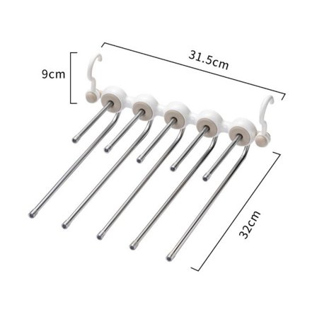 Bukser Henger Skap Organizer HVIT