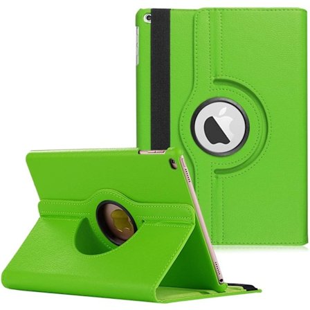 ipad 360 fodral för ipad air-ipad 6 9,7" grön
