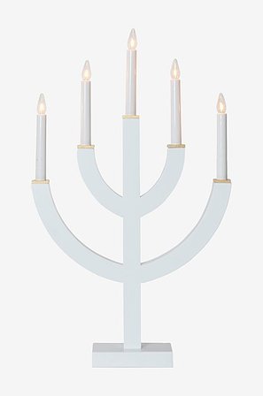 Jotex - Anno 59 Cm Hvid - Lysestage - Køb Adventslysestager hos Jotex